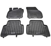 Tappetini auto in gomma neri set complete su misura per VW Tiguan II 2015-2024