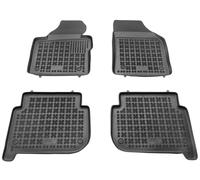 Tappetini auto in gomma neri set complete su misura per VW Touran I 2003-2015