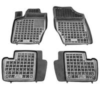 Tappetini auto in gomma neri set su misura per Citroen C4 I II Peugeot 307
