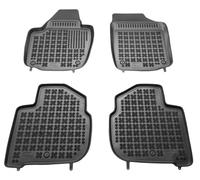 Tappetini auto in gomma neri set su misura per Toledo IV Rapid / Rapid Spaceback