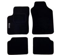 TAPPETINI AUTO IN MOQUETTE COMPATIBILI CON 500 DEL 2008 CON LOGO TAPPETI