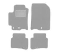 Tappetini auto in moquette per Kia Rio IV dal 2017 hatchback 4 pezzi Grigio OSLO