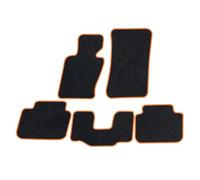 Tappetini Auto In Moquette Per X3 E83 2003 2004 2005-2011 Antiscivolo Impermeabili Accessori Interni Set cuscinetti per i piedi(Orange)