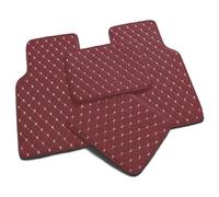 Tappetini Auto in Pelle per B&MW E60 E36 F30 E46 X5 E70 E30 E39 E90 F11 X3 E83,Tutte Le Stagioni Pelle Tappeti Copertura Completa Moquette Anteriori Posteriori Impermeabile,D/Brown
