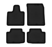 Tappetini auto in velluto per Jaguar I-Pace dal 2019 SUV 4 pezzi Nero DURBAN