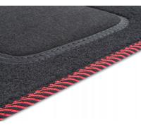 HO37-1 Set Tappetini Velluto STREAK Rosso per Honda Jazz II 2002-2008 tappeto mo