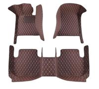 Tappetini Auto Moquette Per BMW E30 1986 1987 1988 1990 1991 Impermeabili Accessori Interni Tappetini Auto Lusso In Pelle PU(Caffè)