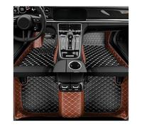 Tappetini Auto Moquette Per MINI Per COOPER 2004 2005 2006 2007 2008 2009 2010 2011 2012 2013 5 Posti Tappetini Auto In Pelle Con Copertura 3D(Style 2 Brown Black)