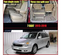 Tappetini Auto Moquette Tappetini Per Auto Per Kia Per VQ 7 Posti 2013 2014 2015 2016 Per Personalizzati Tappetini Auto Mats(VINO ROSSO)