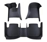 Tappetini auto Per Alfa Per Romeo 147 2000~2010 Tappetini Auto In Pelle PU Impermeabili Tappetini a Copertura Totale(Full Black)