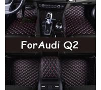 Tappetini Auto per Audi Q2 2017 ~ 2022 tappetino Auto durevole tappetino Anti sporco tappeto accessori interni Auto in pelle di lusso 2018 left hand drive