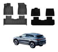 Tappetini Auto per BYD Song Plus 2021 Double Layer, TPE Gomma Antiscivolo Tappetini Impermeabile Auto Accessori
