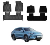 Tappetini Auto per BYD Song Plus EV 2023 Double Layer, TPE Gomma Antiscivolo Tappetini Impermeabile Auto Accessori