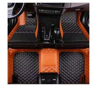 Tappetini Auto Per Cadillac Per CTS 2005-2013 Tappeti Colorati Accessori Auto Tappetini Interni Personalizzati Per(2008-2013,Black orange 5seat)