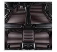 Tappetini Auto Per Dodge Per Caravan 2007-2013 Tappetini Per Auto In Pelle Accessori Interni In Moquette Impermeabile Tappetini Autovettura(Nero rosso)