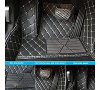 Tappetini Auto per Fiat 500e/500X/500e Abarth/600/600e Abarth, Tappetini per Auto Completamente Avvolgenti, Set di Tappetini in Pelle Impermeabili, Coffee