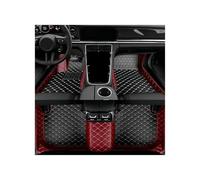 Tappetini Auto Per Ford Per Focus Per MK2 2008 2009 2010 2011 Tappetini Auto Accessori Uomo Donna Interni(Black and Wine Red)