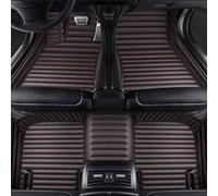Tappetini Auto per Hyundai Santa Fe 2015 2016 2017 7 seats, Completamente Coperto Antiscivolo Impermeabile Moquette Protezione Tappetino Antiusura Fodera,Black Red