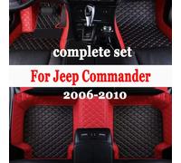 Tappetini auto per Jeep Commander XK 2006 ~ 2010 tappeto tappeto Anti sporco pad tappetino in pelle Set parti interne accessori auto 5 posti
