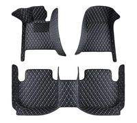 Tappetini Auto per Maserati Ghibli SQ4 2014-2023 2024, Antigraffio e Antiusura Tappetini Tappetino per Auto Tutto Compreso Accessori Interni,Black-Beige