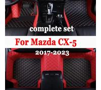 Tappetini Auto per Mazda CX-5 CX5 KF 2017 ~ 2023 tappetini in pelle di lusso tappeti tappeto Set completo ricambi interni Auto accessori Auto 2018 left hand drive