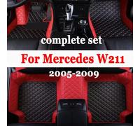 Tappetini Auto per Mercedes W211 2005-2009 DropShipping Center accessori interni Auto 100% Fit tappeti in pelle tappeti tappetini
