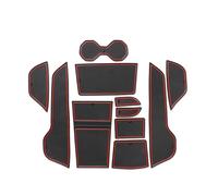 Tappetini auto Per MG 4 MG4 EV Tappetino Scanalature Antiscivolo Porte Antiscivolo Portabicchieri Portabicchieri Accessori Interni Sottobicchieri Auto(NO MG4 ROSSO)