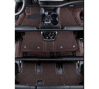 Tappetini Auto Per Mitsubishi Per Outlander 2020 2021 5 7 Sedili Tappetini Impermeabili In Pelle Coperture Tappeti Interni Personalizzati Auto Tappetini Abitacolo(7 Seats Brown B)