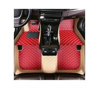 Tappetini Auto Per Polo 2005-2025 GTI 2012-2017 RHD Tappetino Per Auto Accessori Interni In Materiale sintetico Artificiale(Red And Beige,For Polo 2009-2016)