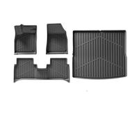 Tappetini auto Per Q4 Per E-tron 2022-2025 Tappetini TPE Tutte Stagioni Antiscivolo Impermeabile Bagagliaio Posteriore Pad Cargo Liner Accessori Interni(Guida a sinistra 4 pezzi)