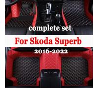 Tappetini auto per Skoda Superb B8 3V 2016 ~ 2022 2021 2020 tappeti tappeti tappetino in pelle parti interne Pad impermeabile accessori auto