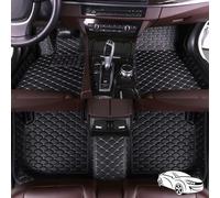 Tappetini Auto per Suzuki S-Cross 2022 2023 2024 LHD, Kit Tappetini Auto Personalizzati Impermeabile Antiscivolo Tappetini Abitacolo Moquette Auto,Black-Beige