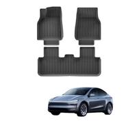 Tappetini Auto per Tesla Model Y 2019-2025 RHD Long Edition, TPE Gomma Antiscivolo Tappetini Impermeabile Auto Accessori