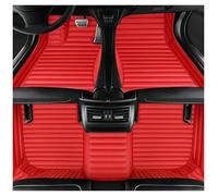 Tappetini Auto Per Tesla Per Model X 2018 2019 2020 7 Per Sedili Rivestimenti Per Pavimenti Lusso Impermeabili Copertura In Pelle Per Tappetini Moquette(Style 3 Red)