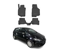 Tappetini auto per tutte le stagioni per Golf Plus 2005 - 2014, 3D, bordo alto, nero, tappetini in gomma per tutte le stagioni