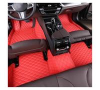 Tappetini Auto Per VW Per Passat B9 2020 2021 2022 2023 Tappetini Per Auto In Pelle Accessori Interni Impermeabili Tappetini Abitacolo(Rosso)