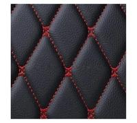 Tappetini auto Per VW Per Polo 2011 2012 2013 2014 2015 2016 2017 2018 Tappeto Interno Accessori Interni(Nero ROSSO)