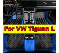 Tappetini auto per VW Volkswagen Tiguan L 2017 2018 2019 2020 2021 2022 2023 Copertura Auto Tappeto In Pelle 3D Fodere Per Pavimenti Completa