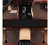 Tappetini Auto Personalizzati A Doppio Strato A 5 Posti Per Volvo Xc90 S60 S80 C30 Xc60 V90 V60 Xc-classi S90 S40 V40 Tutti I Modelli Per Tapis Sur Tapis Voiture(Beige and brown)