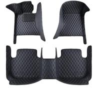 Tappetini Auto Personalizzati per BMW 1 Series E81 2 Door 2007-2011 (LHD), Set Completo Anteriore e Posteriore Copertura Totale Antiscivolo Protezione,A Black