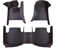 Tappetini Auto Personalizzati per Infiniti QX70 2013-2020 (LHD), Set Completo Anteriore e Posteriore Copertura Totale Antiscivolo Protezione,D Black+Red