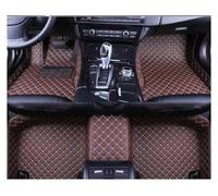 Tappetini Auto Personalizzati Per VW ID.4 CROZZ 2020~2023 Tappeti Auto In Pelle Tappetini Protettivi Tappetini Interni Impermeabili Tappetini Auto(Caffè)