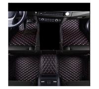 Tappetini Auto Personalizzati Versione Ispessita Per Mitsubishi Grandis 6 Posti 2003 2004 2005 2006 2007 2008 2009 2010 2011(Black red)