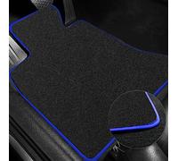 Tappetini Auto Personalizzato Per Jeep Per Grand Cherokee WK 2008 2009 2010 Antiscivolo Tapis Sur Tapis Voiture(Polyester Blue 3pcs)