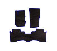 Tappetini Auto Personalizzato Per Jeep Per Grand Cherokee WK 2008 2009 2010 Antiscivolo Tapis Sur Tapis Voiture(Flannel Blue 3pcs)