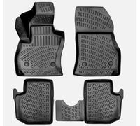 Tappetini auto set 4 pz. FIAT 500L 2012-2017 Gomma a Vaschetta, Poggiapede