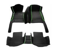 Tappetini Auto Tappetini Auto Impermeabili Tutte Le Stagioni Set Completo Per Ford Per Fiesta 2022 2023 2024 2025 2026(Striped Black Green)