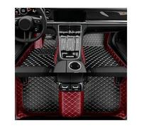 Tappetini Auto Tappetini Auto Impermeabili Tutte Stagioni Set Completo Per Ford Per Escape 2018 2019 2020 2021 2022 2023(Black and Wine Red)