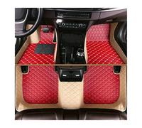 Tappetini Auto Tappetini Auto Impermeabili Tutte Stagioni Set Completo Per Ford Per Escape 2018 2019 2020 2021 2022 2023(Red and beige)