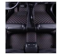 Tappetini Auto Tappetini Auto In Pelle Per Citroen DS 5 2013 2014 2015 2016 2017 2018 Accessori Interni Impermeabili Tappetini Abitacolo(Nero rosso)